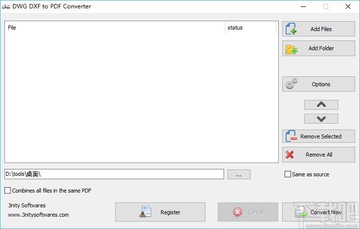 DWG DXF to PDF Converter(DWG转换为PDF工具)