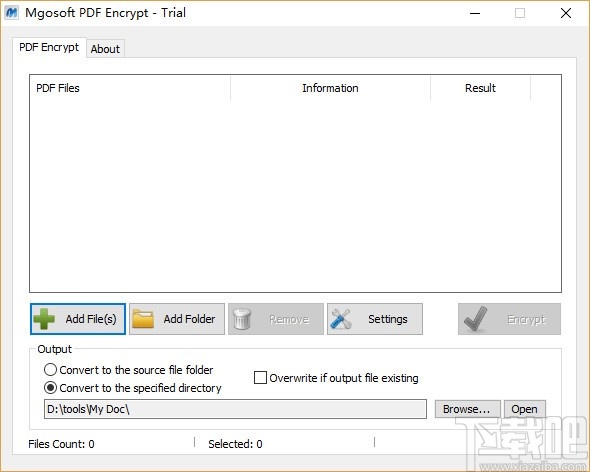 Mgosoft PDF Encrypt(PDF加密软件)