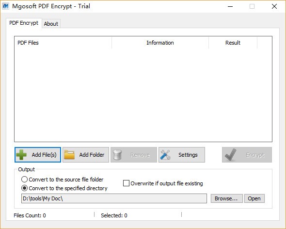 Mgosoft PDF Encrypt下载-PDF加密软件 v9.7.4 免费版