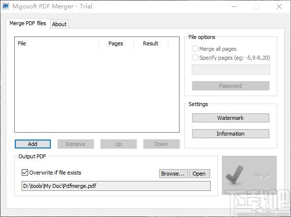 Mgosoft PDF Merger(PDF合并工具)