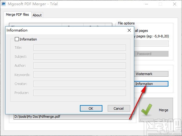 Mgosoft PDF Merger(PDF合并工具)