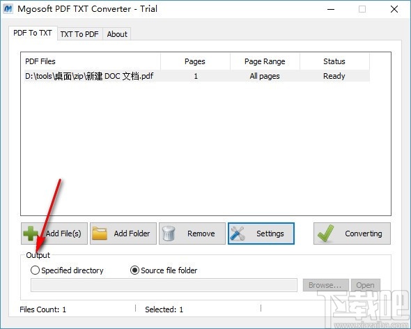 Mgosoft PDF Text Converter(PDF转TXT文件工具)