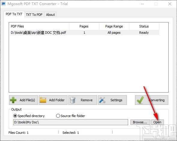 Mgosoft PDF Text Converter(PDF转TXT文件工具)