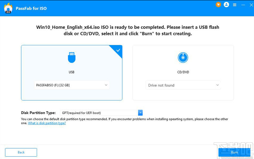 PassFab for ISO(ISO刻录工具)