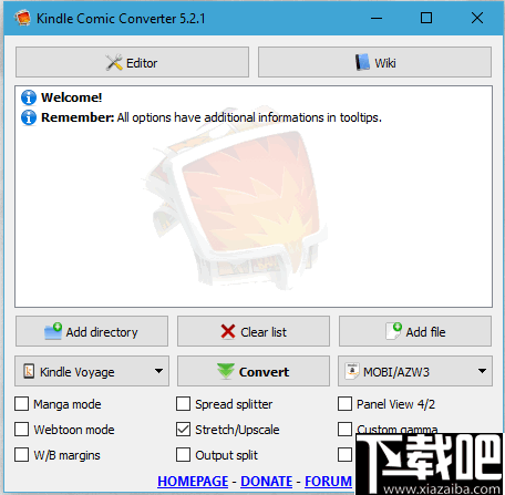 Kindle Comic Converter(漫画转换EPUB工具)