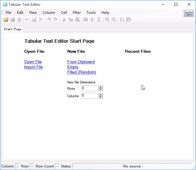 Tabular Text Editor的使用方法