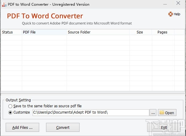 Adept PDF To Word Converter(PDF转Word软件)