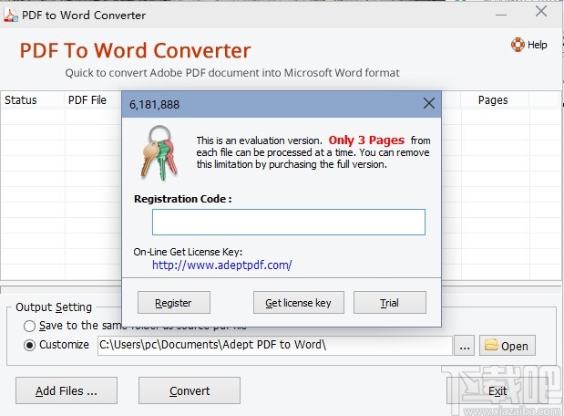 Adept PDF To Word Converter(PDF转Word软件)