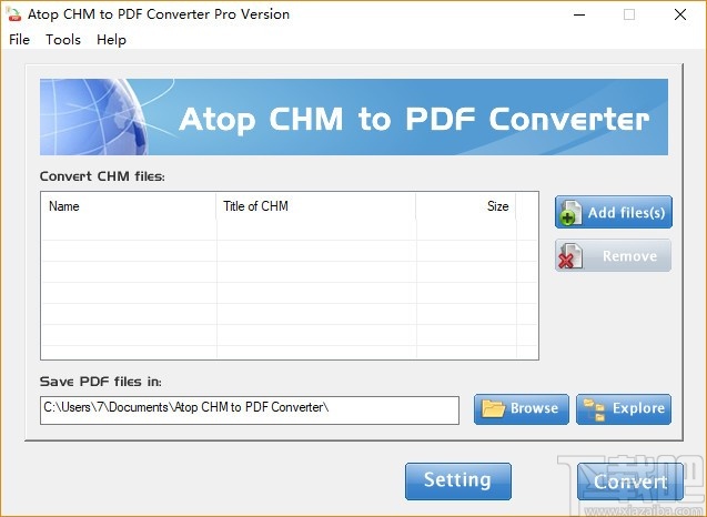 Atop CHM to PDF Converter(CHM转PDF)