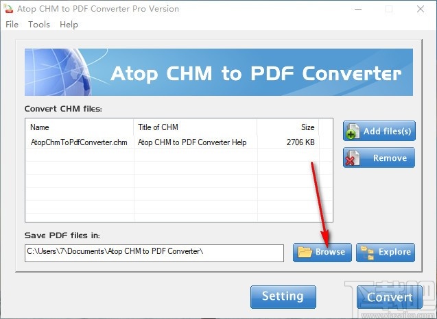 Atop CHM to PDF Converter(CHM转PDF)