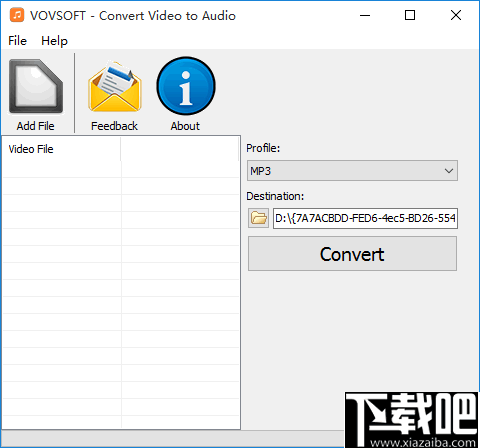 Vovsoft Convert Video to Audio(视频转音频软件)