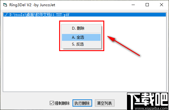 Ring3Del(强制文件删除软件)