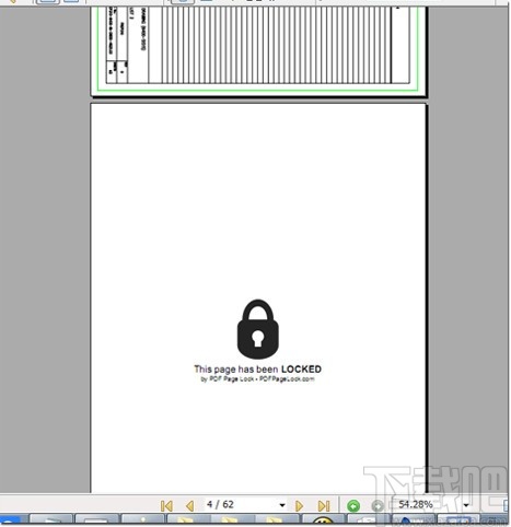 PDF页面锁
