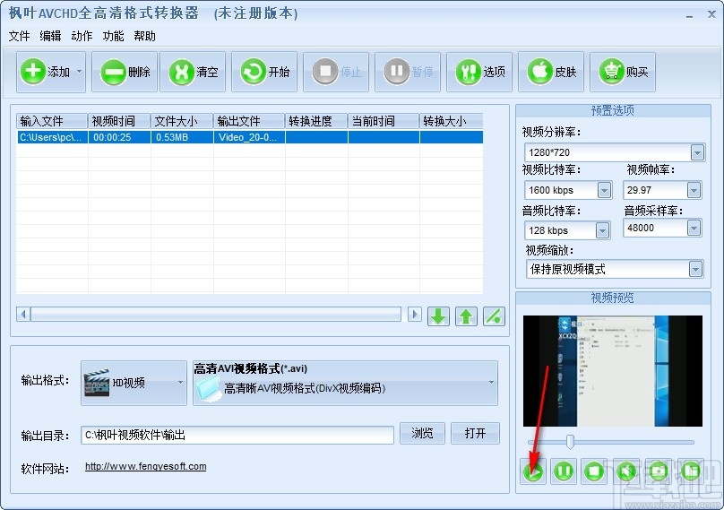 枫叶AVCHD全高清格式转换器