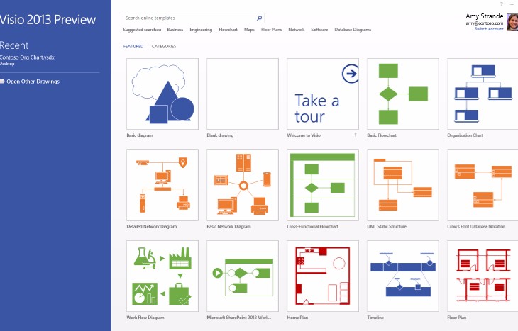 Microsoft Visio删除网格线的方法