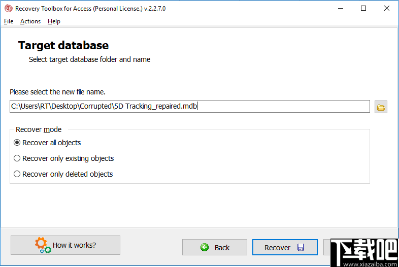 Recovery Toolbox for Access(数据库恢复工具)
