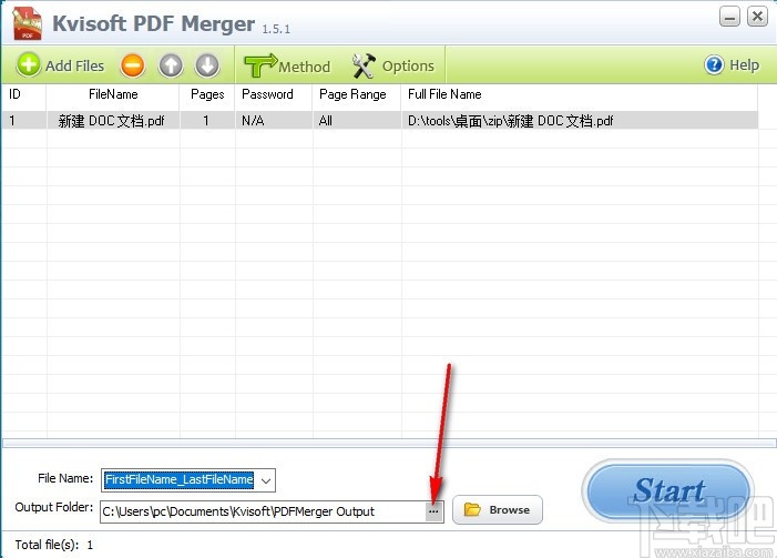 免费PDF合并软件(Kvisoft PDF Merger)