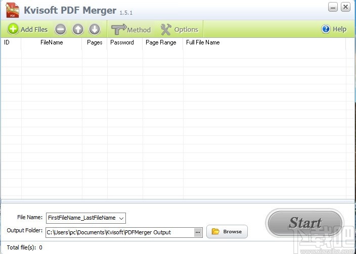 免费PDF合并软件(Kvisoft PDF Merger)