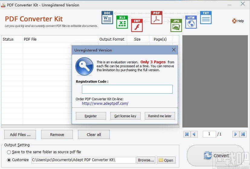 Adept PDF Converter Kit(万能PDF转换器)