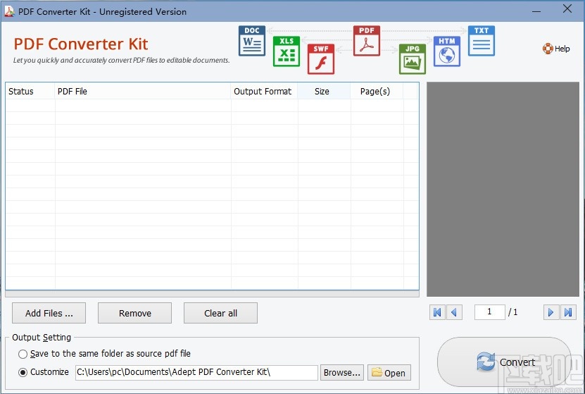 Adept PDF Converter Kit(万能PDF转换器)