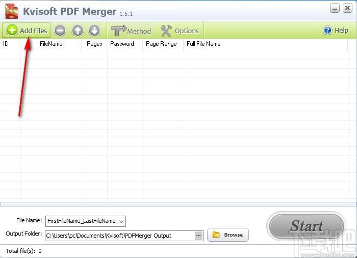 免费PDF合并软件(Kvisoft PDF Merger)