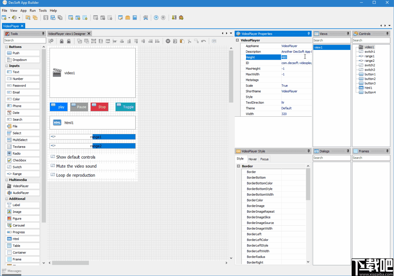 DecSoft App Builder(可视化webAPP开发工具)