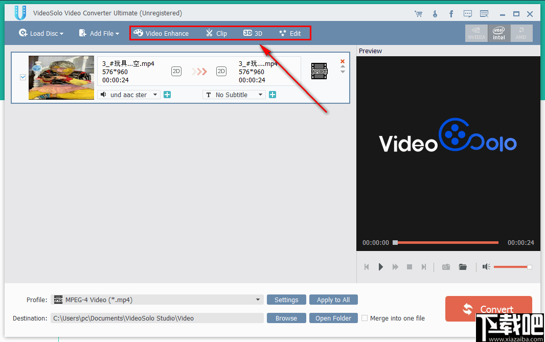 VideoSolo Video Converter Ultimate(视频转换器)