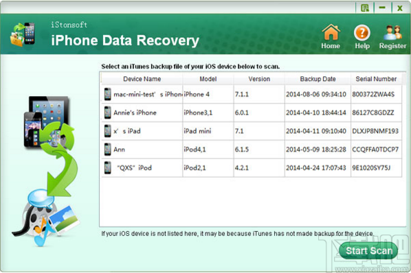iStonsoft iPhone Data Recovery