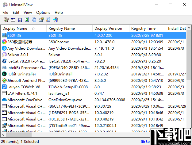 UninstallView(程序卸载工具)