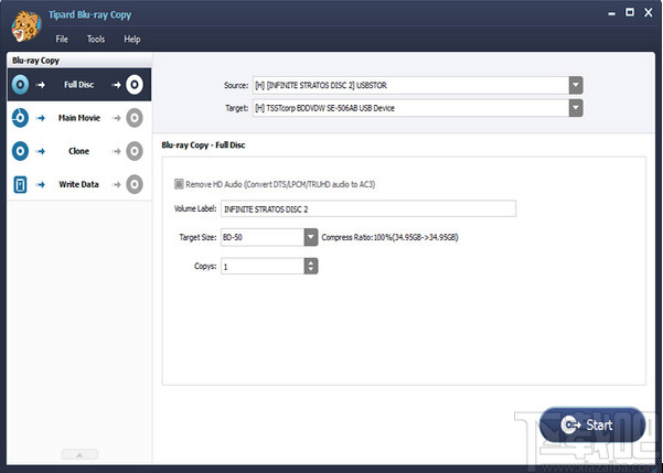 Tipard Blu-ray Copy(蓝光光盘拷贝工具)