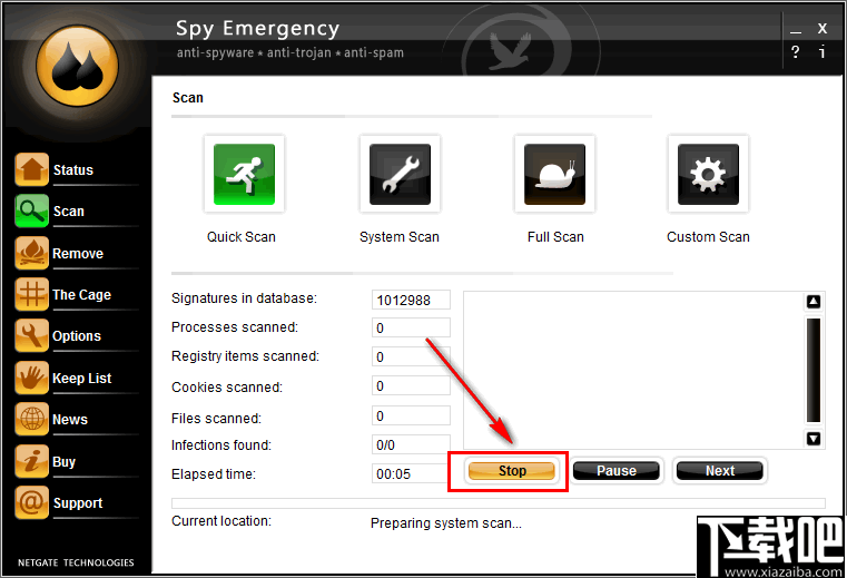 NETGATE Spy Emergency(反间谍软件)