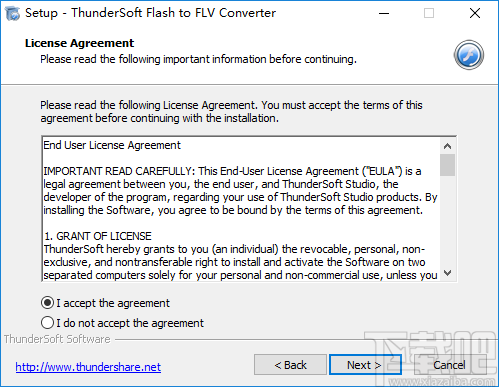 ThunderSoft Flash to FLV Converter(视频转换软件)