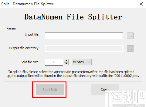 DataNumen File Splitter(文件分割合并软件)