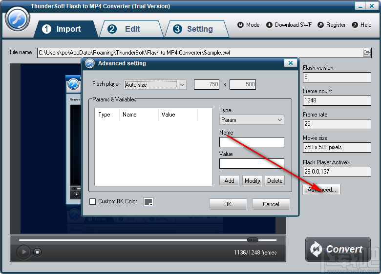 ThunderSoft Flash to MP4 Converter(swf转MP4转换器)