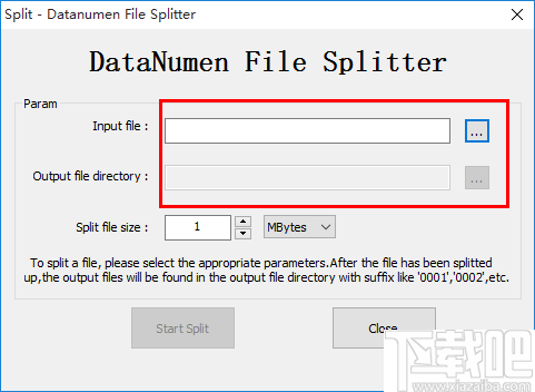 DataNumen File Splitter(文件分割合并软件)