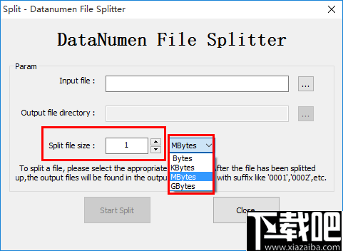 DataNumen File Splitter(文件分割合并软件)