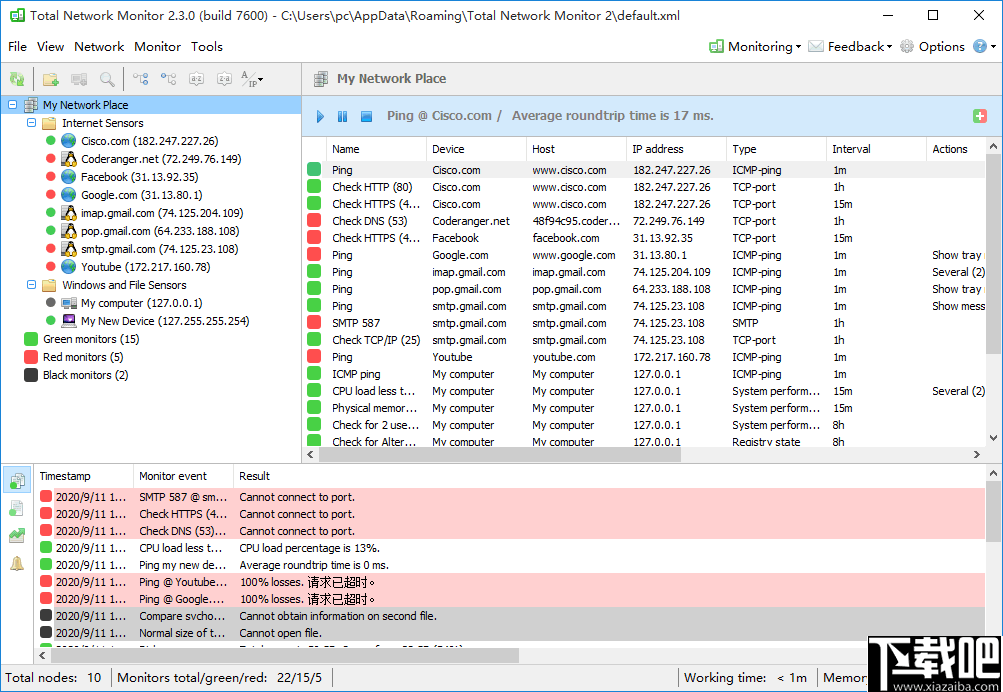 Total Network Monitor(网络监控软件)