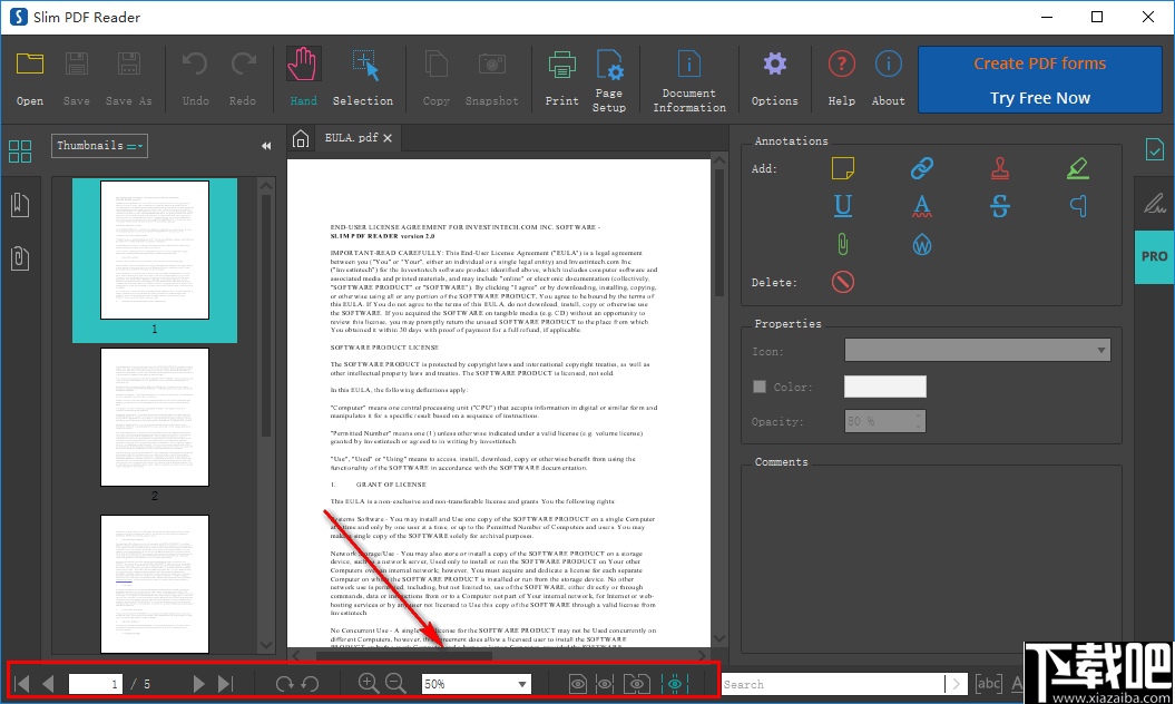 Slim PDF Reader(免费PDF阅读软件)