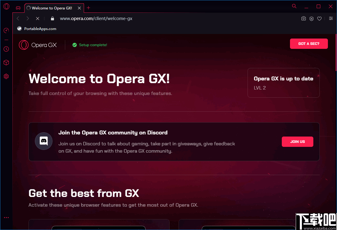 Opera GX(游戏浏览器)