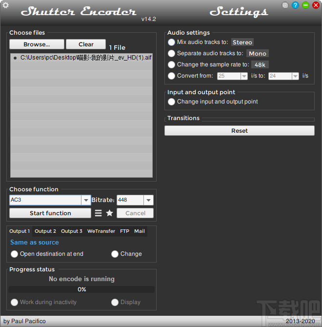 Shutter Encoder(免费视频转换器)