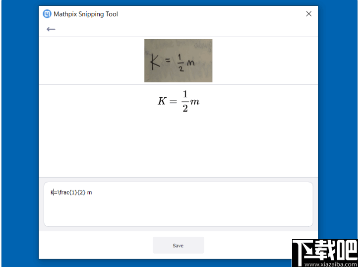 mathpix snipping tool(数学公式识别软件)