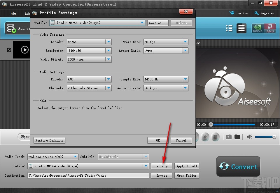 iPad 2 Video Converter(多功能视频格式转换工具)
