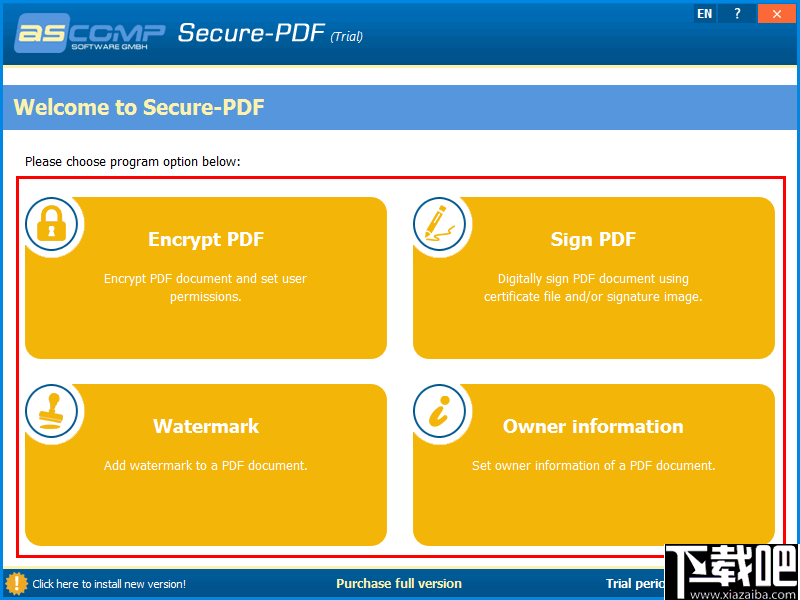 Secure PDF(PDF文件加密工具)