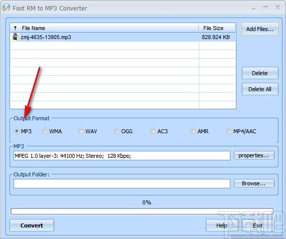 Fast RM to MP3 Converter(RM转MP3工具)