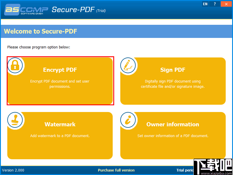 Secure PDF(PDF文件加密工具)