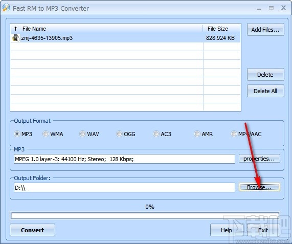 Fast RM to MP3 Converter(RM转MP3工具)