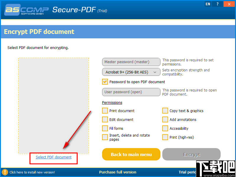 Secure PDF(PDF文件加密工具)