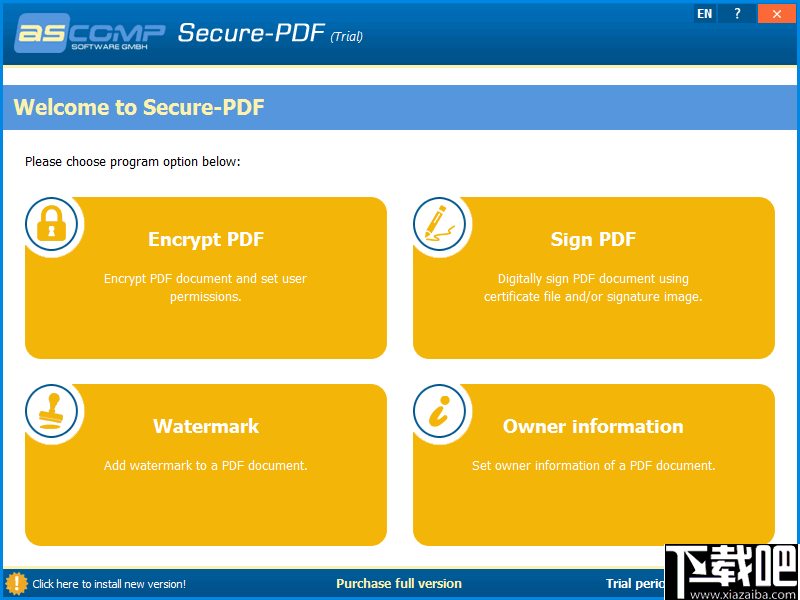 Secure PDF(PDF文件加密工具)