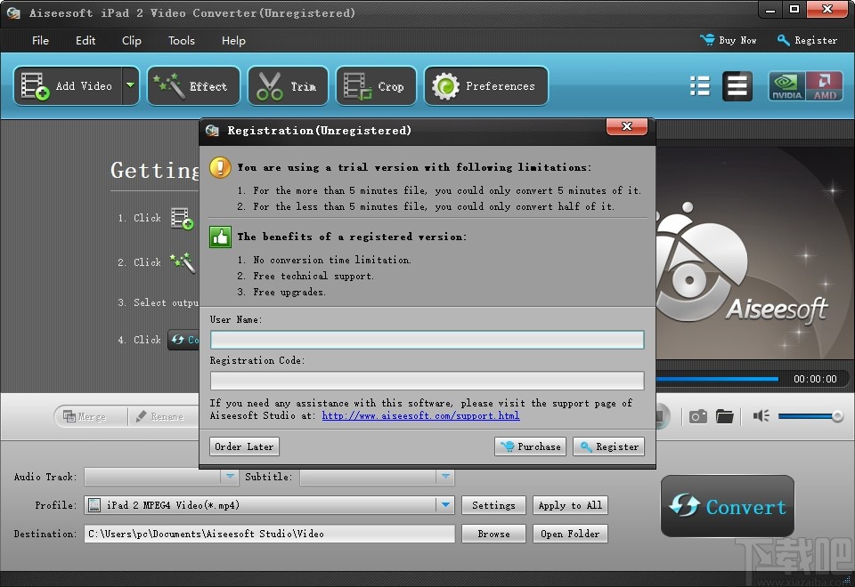 iPad 2 Video Converter(多功能视频格式转换工具)