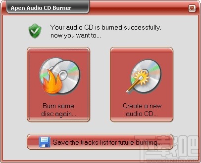 Apen Audio CD Burner(音频CD刻录工具)
